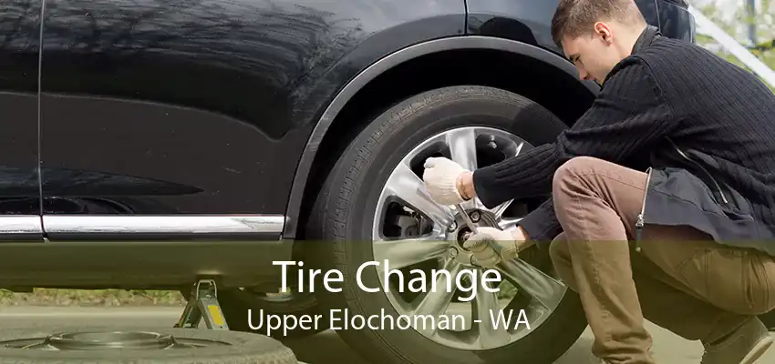 Tire Change Upper Elochoman - WA